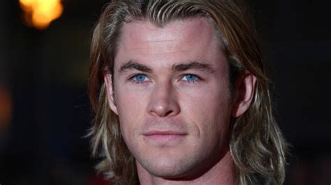 Opt for this side swept style and pair with suitable suits. Chris Hemsworth | 9 Best Long Hairstyles for Leading Men ...