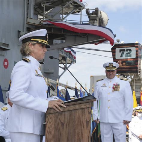us navy s first woman aircraft carrier commander leadership is hard jahanbanou