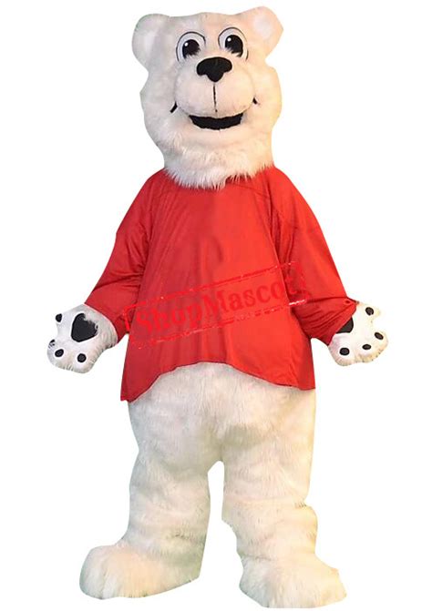 Sport Polar Bear Mascot Costume