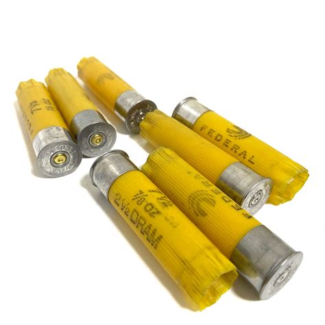 Yellow Shotgun Shells Federal 20 Gauge Hulls Empty Used Fired 20ga