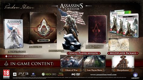 Assassins Creed Iii Collectors Editions Revealed Push Square