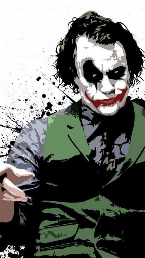 Joker, dc comics, dark background, low poly, clown, chaos. Joker Mobile Wallpapers - Wallpaper Cave