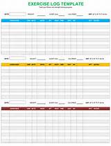 Fitness Workout Log Sheets Pictures