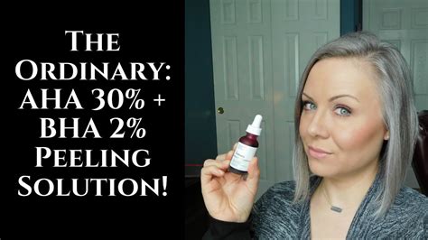 The best the ordinary products worth your money. Review: The Ordinary AHA 30% + BHA 2% Peeling Solution ...