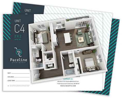 If you do not want to create your floorplan, homebyme can do it for you! Best 3D Floor Plans for Apartments > Virtual Tours > We ...