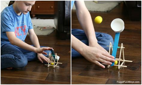 Build A Powerful Popsicle Stick Catapult Frugal Fun For Boys And Girls