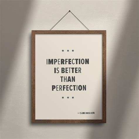 Imperfection Wall Art Instant Printable Download 20 X | Etsy