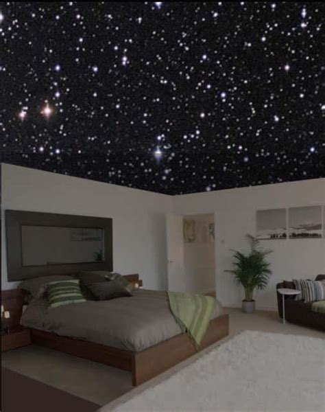 Paint the canvas ultramarine blue. starry night ceiling | Bedroom | Pinterest | Starry nights ...