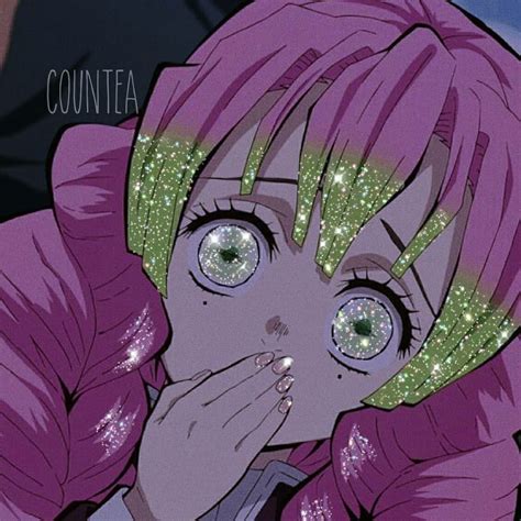 Mitsuri Glitter Aesthetic Anime Anime Anime Wallpaper