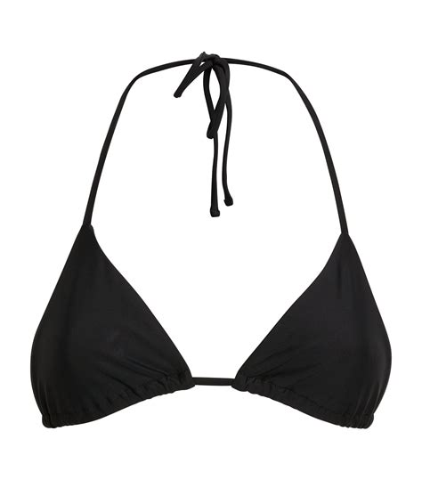 Womens Matteau Black String Triangle Bikini Top Harrods Uk