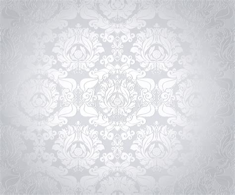 Bright White Floral Vector Backgrounds Set 01 Free Download