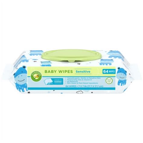 Comforts Sensitive Baby Wipes Flip Top Pack 64 Ct Kroger