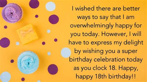 Message For 18th Birthday Celebrant Birthday Ideas