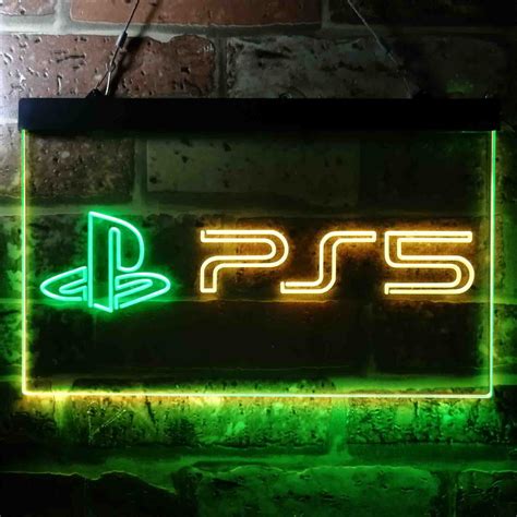 Ps5 Playstation 5 Game Room Neon Like Led Sign Birthday Gamer T