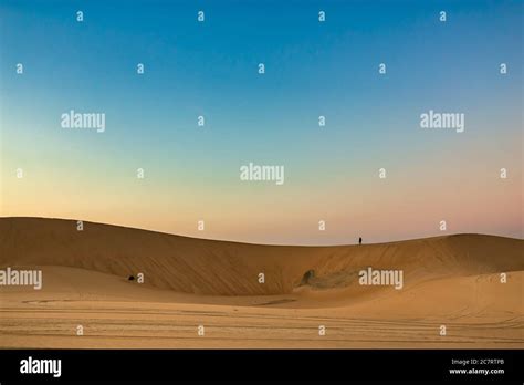 Beautiful Desert Landscape View In Al Hofuf Saudi Arabia Stock Photo