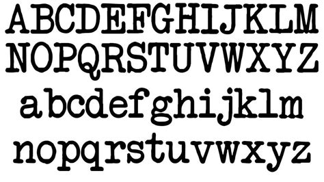 Another Typewriter Font By Johan Holmdahl Fontriver