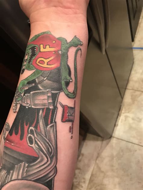 Rat Fink Hot Rod Tattoo