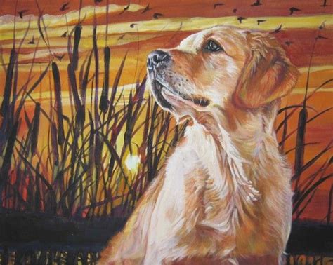 Golden Retriever Painting Dogs Golden Retriever Retriever Dog Golden