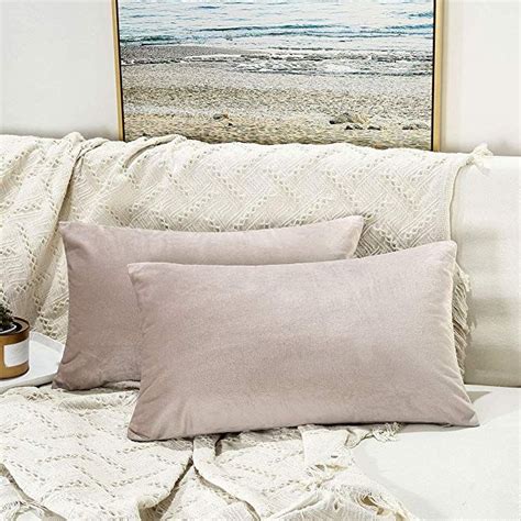 Soft Throw Pillows Velvet Pillow Covers Decorative Throw Pillows Bed