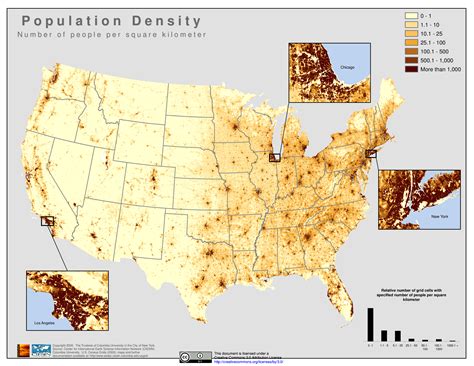 Population Density Map Us Map Of The World