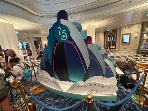 Photos New Disney Cruise Line Silver Anniversary At Sea Decorations