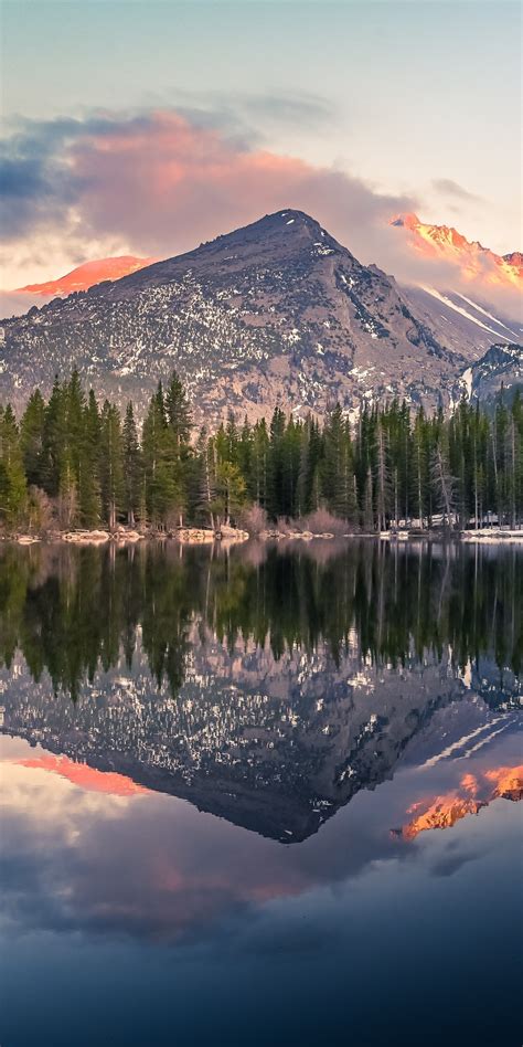 1080x2160 Bear Lake Reflection At Rocky Mountain National Park 4k One