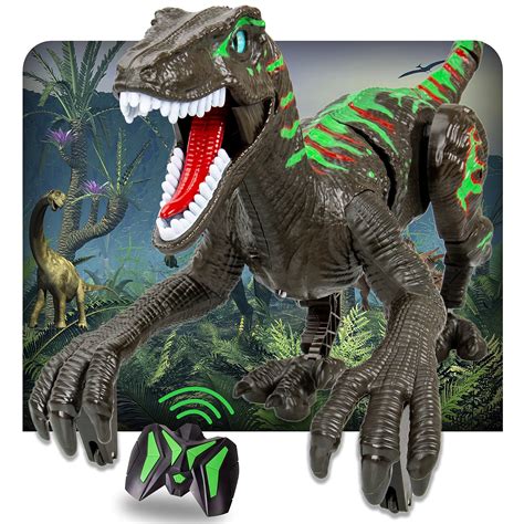 Buy Remote Control Dinosaur Toys For Kids 5 7 Year Old Boys Girls Light