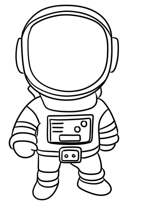 Dibujo De Astronaut De Stumble Guys Para Colorear