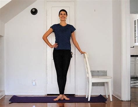 Gentle Home Barre Workout For Long Lean Muscles You Just Need A Chair