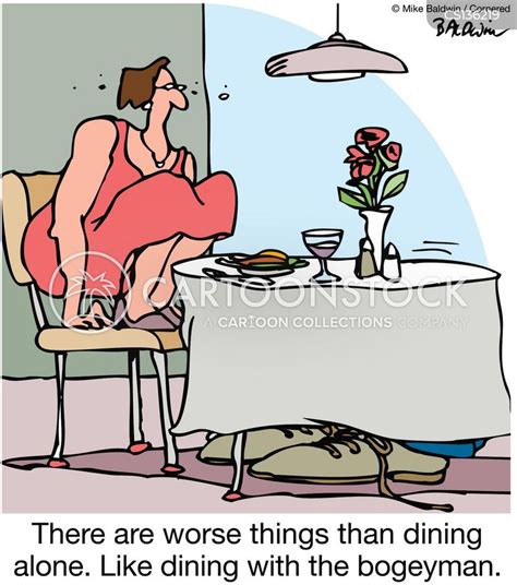 Dining Alone Cartoons And Comics Funny Pictures From Cartoonstock