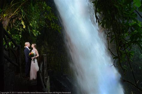 Costa Rica Waterfall Elopement Waterfall Wedding Costa Rica