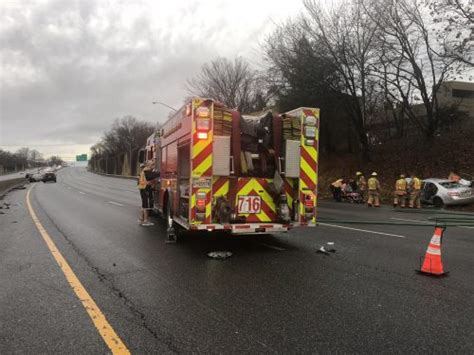 Fire Engine Struck By Motorist Closes Outer Loop Of The Beltway Near