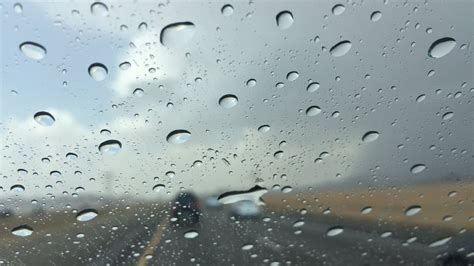 The California And Nevada Border Experienced Some Rain As Storms