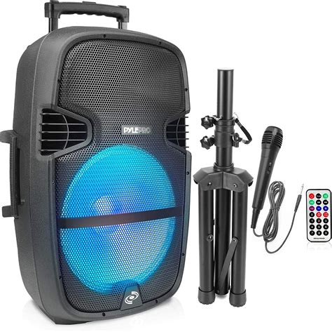 Pyle Portable Bluetooth Pa Speaker System 2000w Active Powered Outdoor Bl