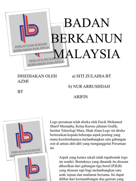 Badan berkanun di bawah kpm pengerusi : Badan Berkanun Di Malaysia