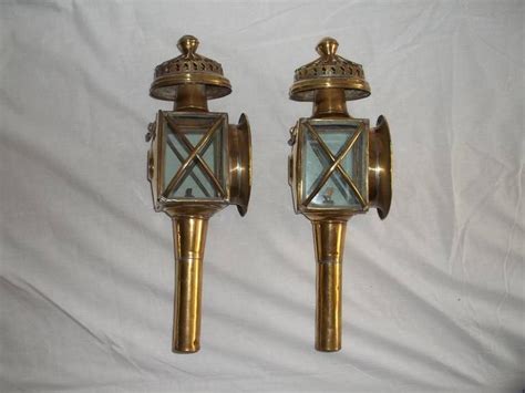 Arlington black outdoor wall light to the compare list. Edwardian Pair of Brass CARRIAGE LAMPS, circa 1905 | Carriage lamps, Lamp, Carriages