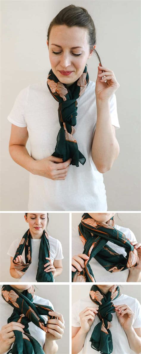19 Super Stylish Ways To Tie A Scarf With Video Tutorial Hello Glow