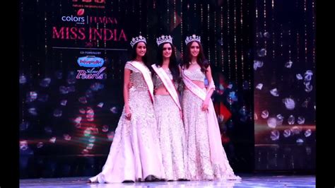 Fbb Colors Femina Miss India 2017 Crowning Moment Youtube