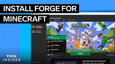 How To Install Forge For Minecraft Youtube