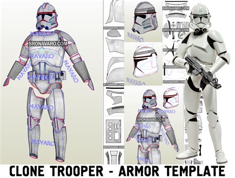 Clone Trooper Template Clone Trooper Printable Template Clone