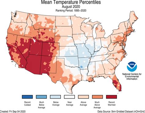 Assessing The Us Climate In August 2020 News National Centers For