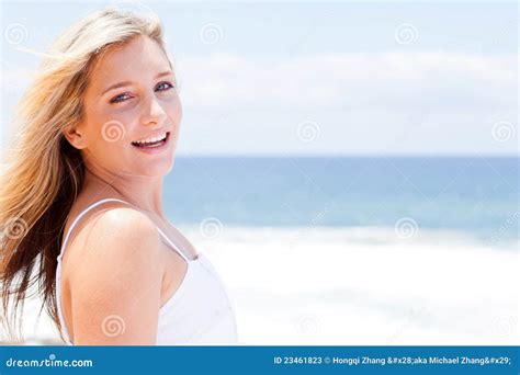 Cheerful Young Woman Stock Image Image Of Portrait Cheerful 23461823