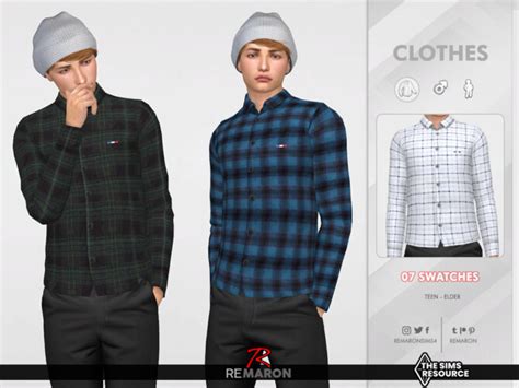 Formal Shirt 05 For Male Sim By Remaron At Tsr Sims 4 Updates