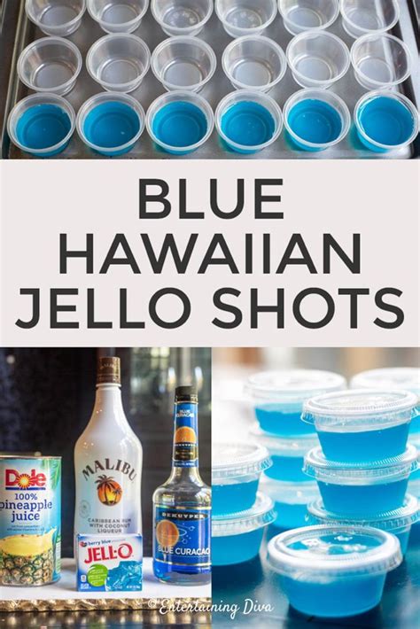 The best recipe for a malibu creme alcoholic mixed drink, containing coconut rum, triple sec, cream soda and lime juice. This Blue Hawaiian jello shot recipe with Malibu rum is to ...
