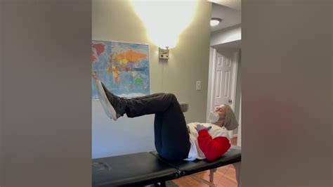 Lower Abdominal Bracing With Crunch And Leg Raise Youtube