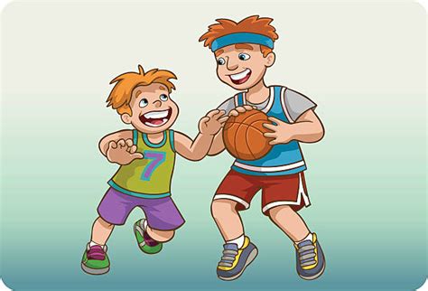 father and son playing basketball illustrations royalty free vector graphics and clip art istock
