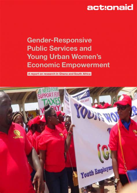 Gender Responsive Public Services And Young Urban Womens Economic