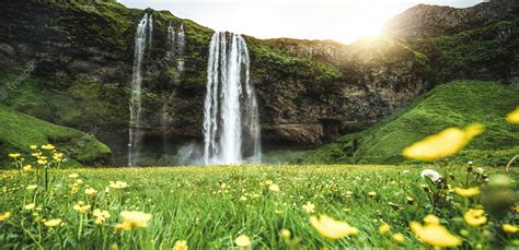 Premium Photo Magical Seljalandsfoss Waterfall In Iceland