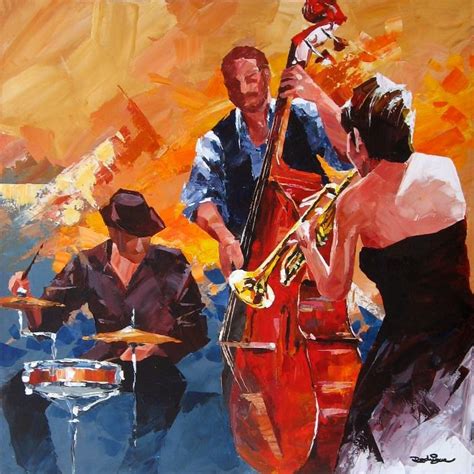Jazz Band Jazz Art Music Painting Music Art