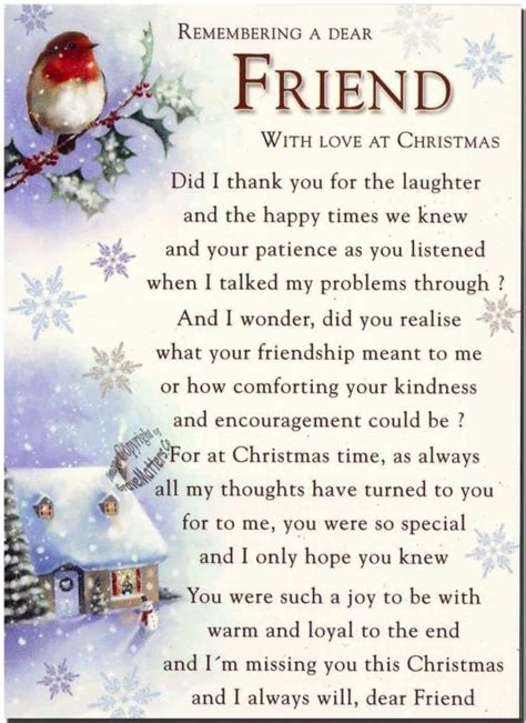 Christmas Grave Card Special Friend Free Holder C115 Memoriam Funeral